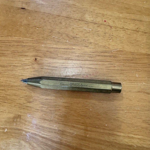 Rustico Golf Log Scorecard Holder Set Leather Brown w/Kaweco Pencil greens tool - Picture 2 of 7